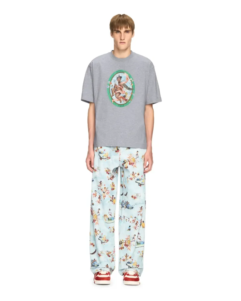 OFF-WHITE GRAUES FRESCO T-SHIRT Grau