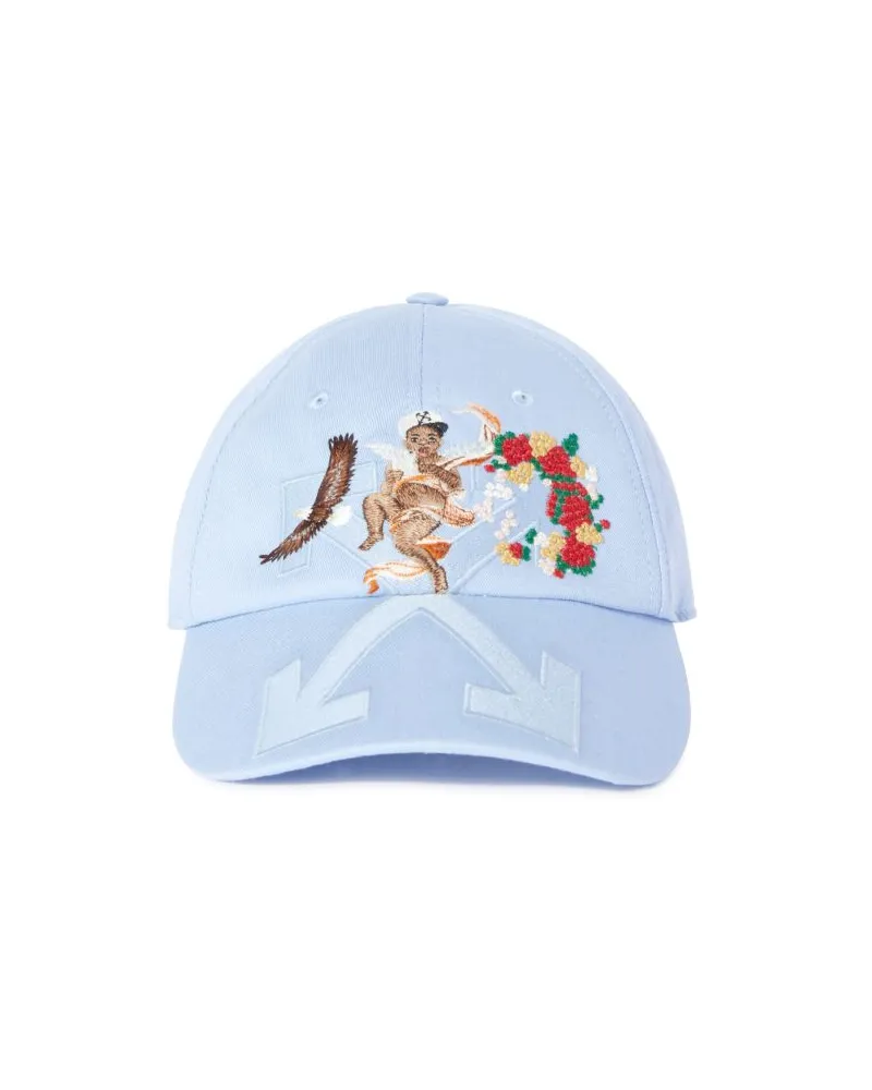 OFF-WHITE Blaue Fresco Baseballcap mit Pfeil Blau