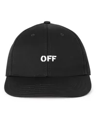 OFF-WHITE Drill Off Logo Baseballcap Schwarz