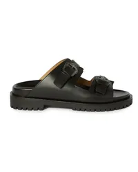 OFF-WHITE SANDALEN MIT RIEMEN Schwarz