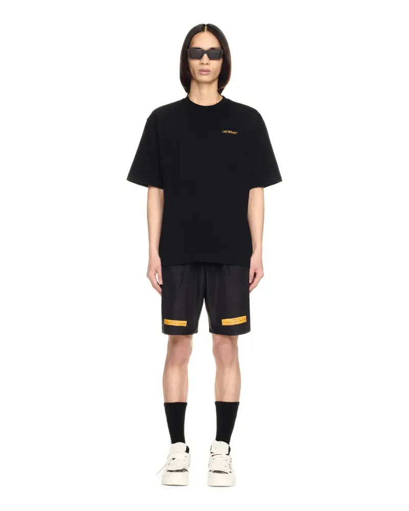 OFF-WHITE Schwarze Surfer Badeshorts Schwarz