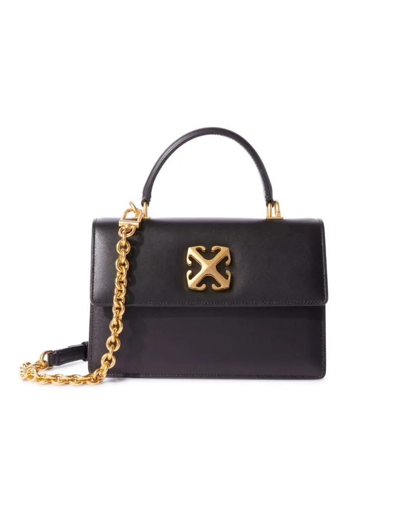 OFF-WHITE Jitney 1.4 Tasche mit Henkel oben Schwarz