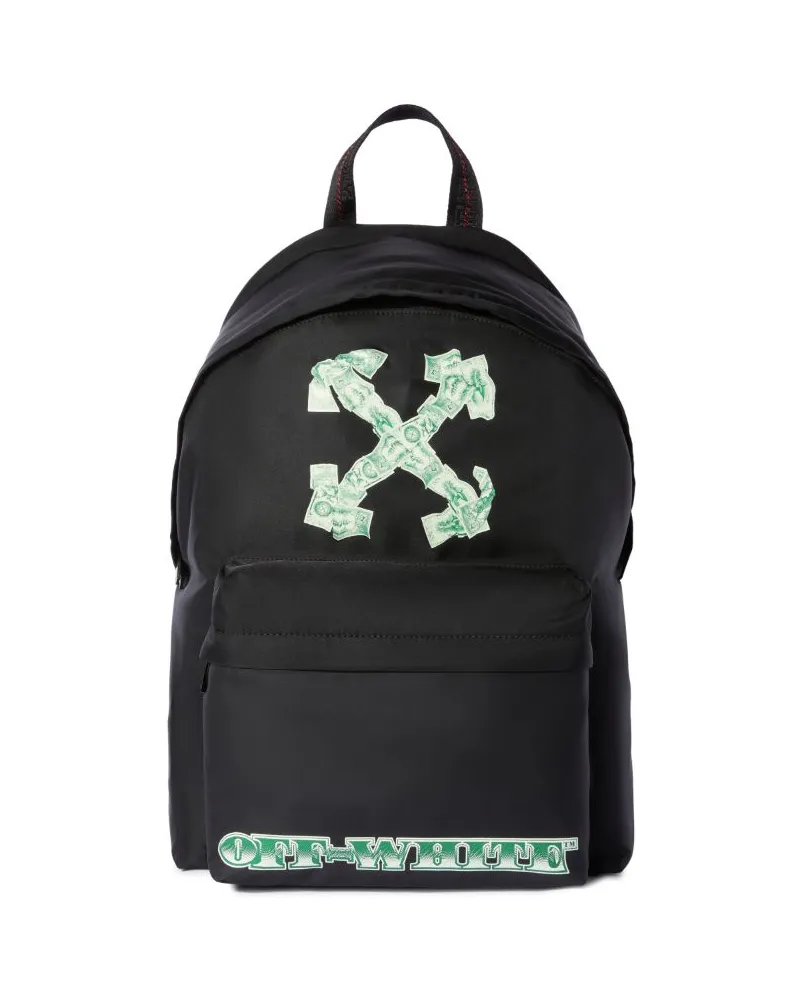 OFF-WHITE Rucksack mit Geld-Pfeil Schwarz