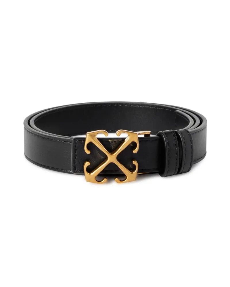 OFF-WHITE ARROW 25 GÜRTEL MIT SCHNALLEN Schwarz