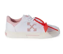 WEISS/ROSA NIEDRIGE VULKANISIERTE CANVAS SNEAKER
