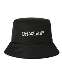 OFF-WHITE Bookish Nylon Bucket Hut Schwarz