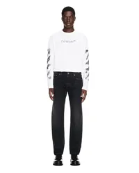 OFF-WHITE Konische Jeans Grau