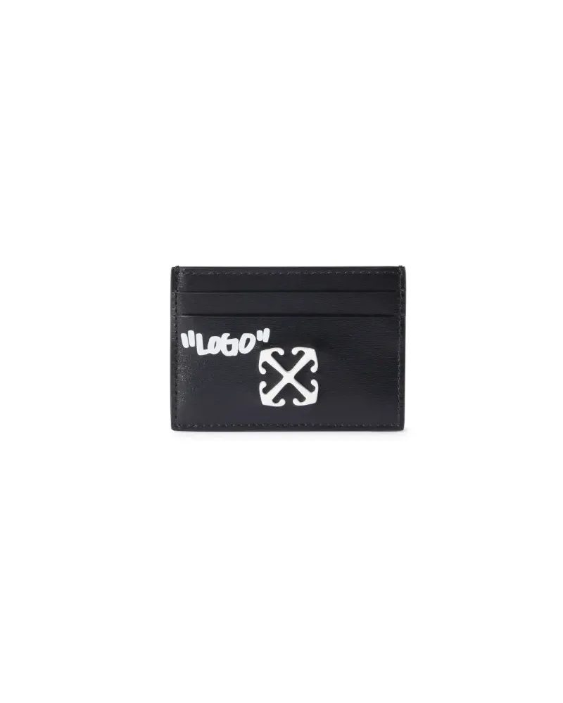 OFF-WHITE JITNEY QUOTE KARTENHALTER Schwarz