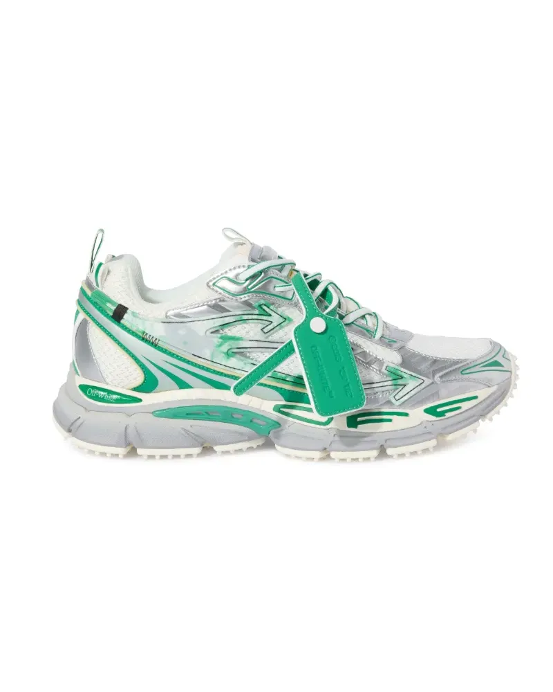 OFF-WHITE SILBER/TÜRKISE BE RIGHT BACK SNEAKER Grau