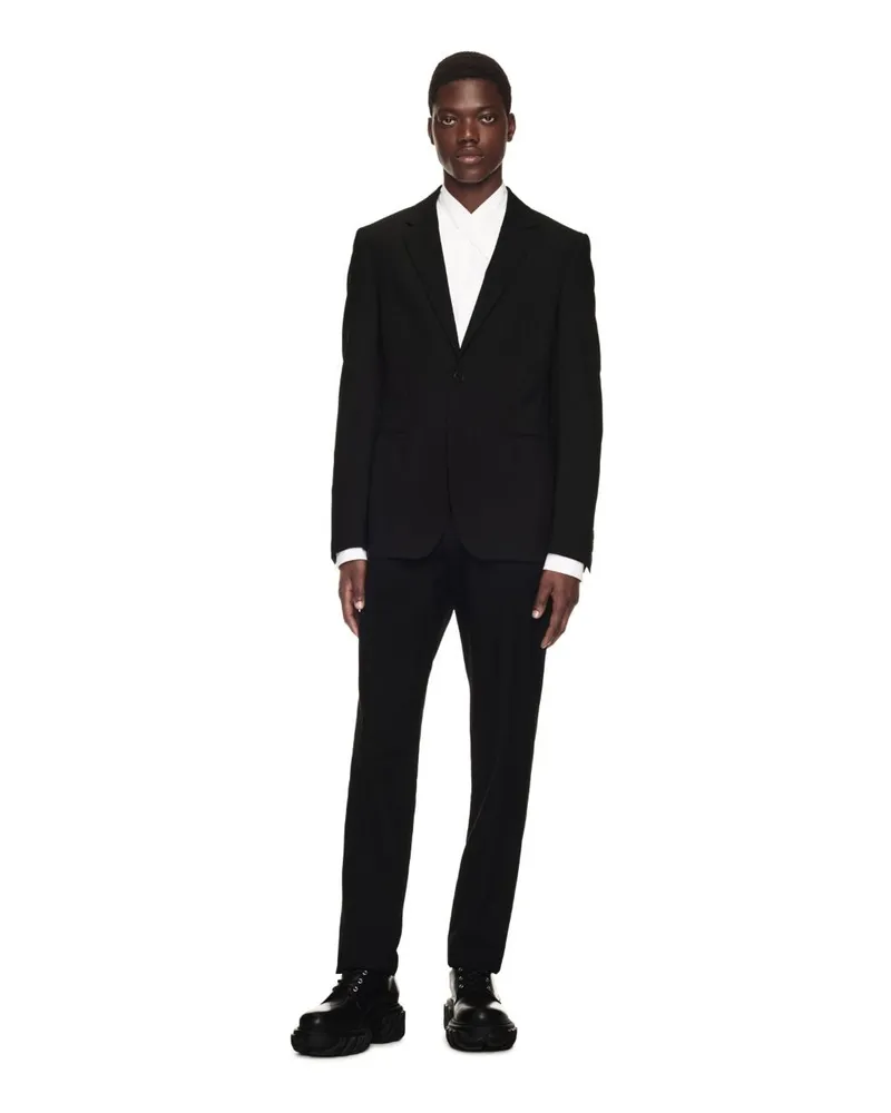 OFF-WHITE Sakko mit Slogan-Print Schwarz