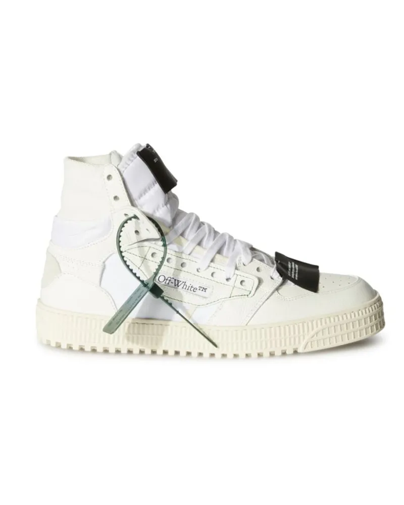 OFF-WHITE 3.0 Off Court Leder Sneaker Weiß