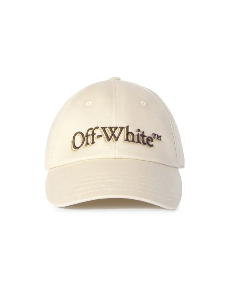 OFF-WHITE Weiße Bookish Shadow Baseballcap Nude