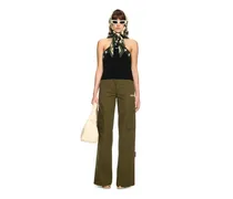 Grüne Toybox Baumwoll Cargohose