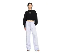 SCHWARZES PFEIL JEWEL CROPPED SWEATSHIRT