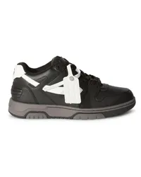 OFF-WHITE OUT OF OFFICE SNEAKER AUS KALBSLEDER Schwarz