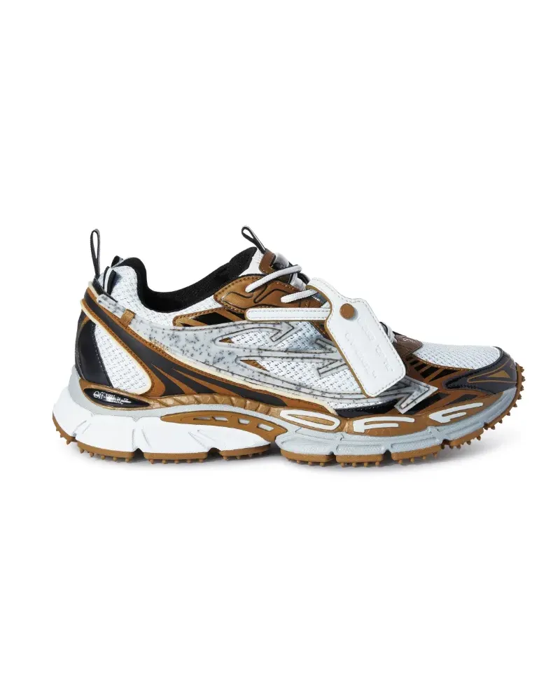 OFF-WHITE SILBER/BRONZE BE RIGHT BACK SNEAKER Braun