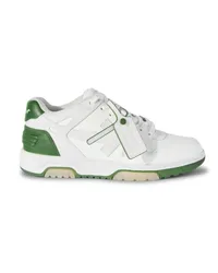 OFF-WHITE OUT OF OFFICE WEISS/GRÜNE SNEAKER Weiß