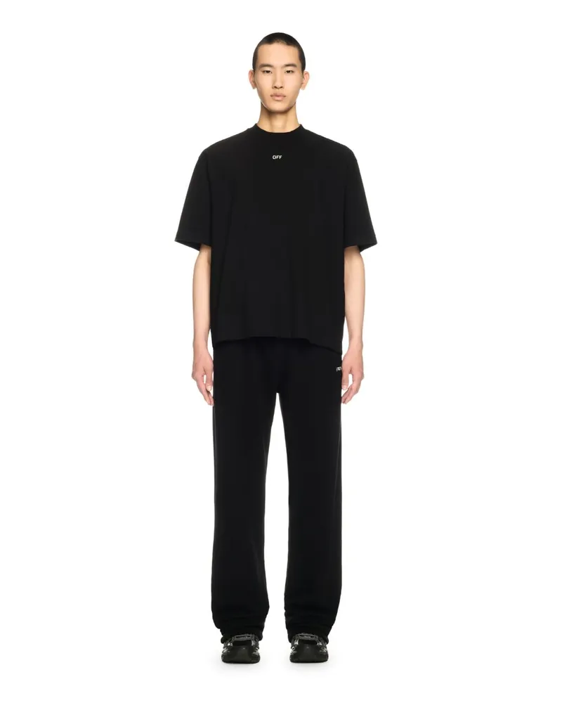 OFF-WHITE SCHWARZES VIBE PFEIL T-SHIRT Schwarz