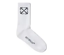 Weiße Pfeil mittelhohe Socken