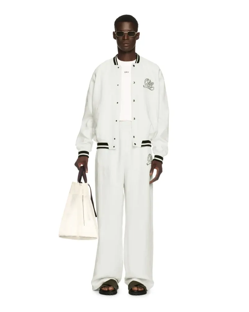 OFF-WHITE ELFENBEIN LEINEN SOUVENIR JACKE Nude