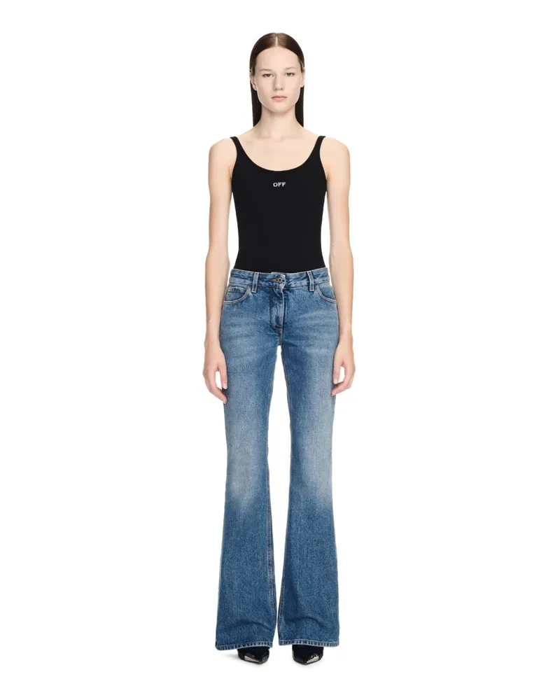 OFF-WHITE Tanktop mit Off Aufdruck Schwarz