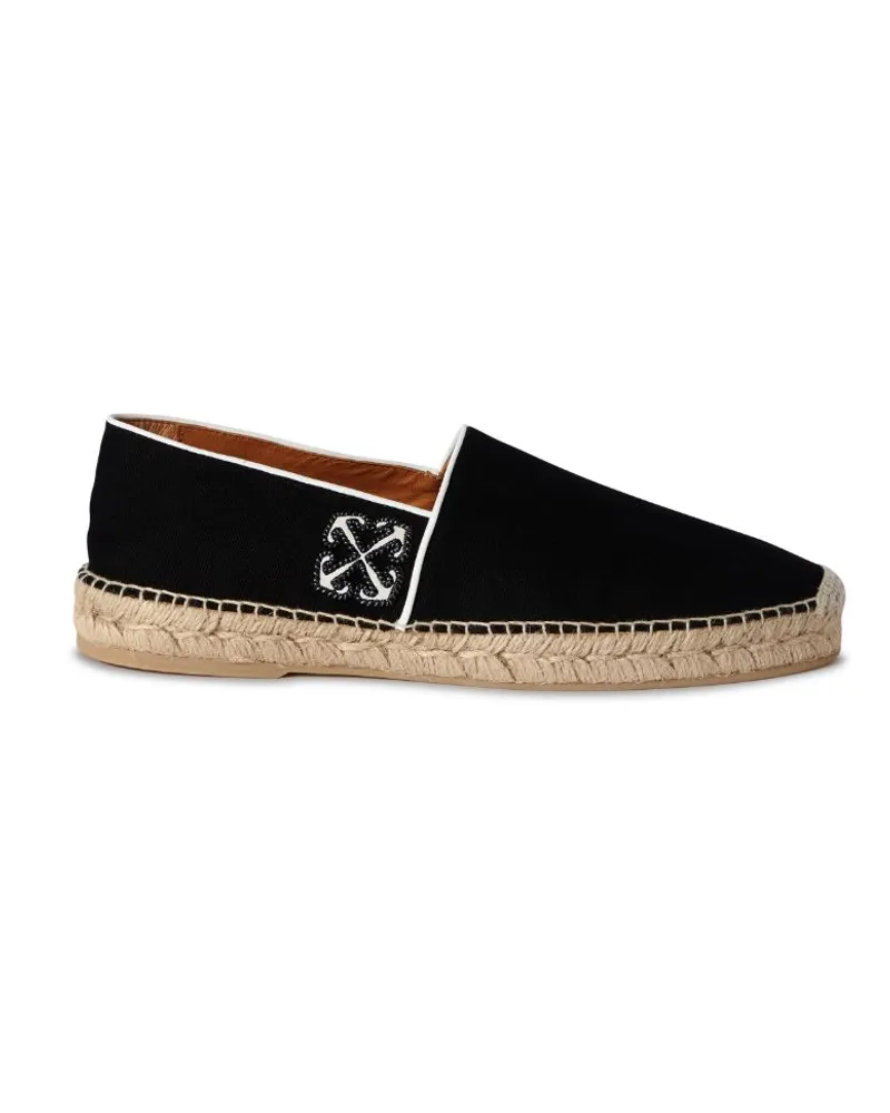 OFF-WHITE ANGLETTE ESPADRILLAS Schwarz