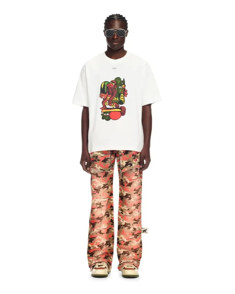 OFF-WHITE WEIßES NANA ARROW T-SHIRT Weiß
