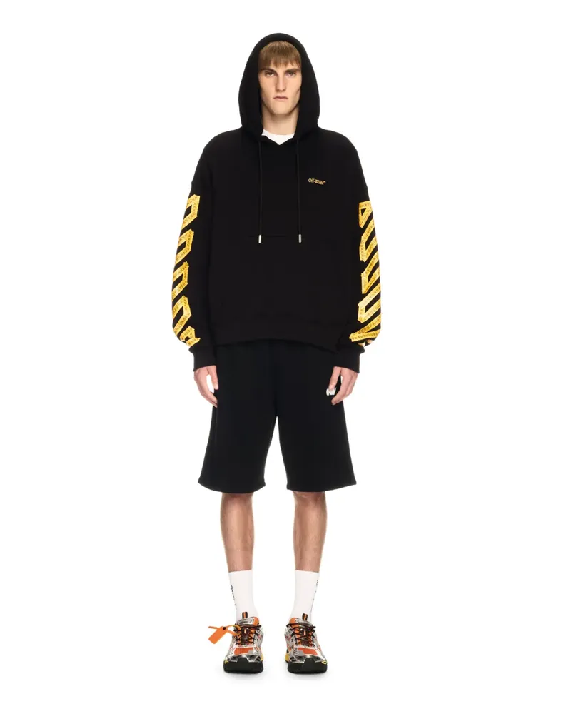 OFF-WHITE Schwarzer Hoodie mit Pfeil Schwarz