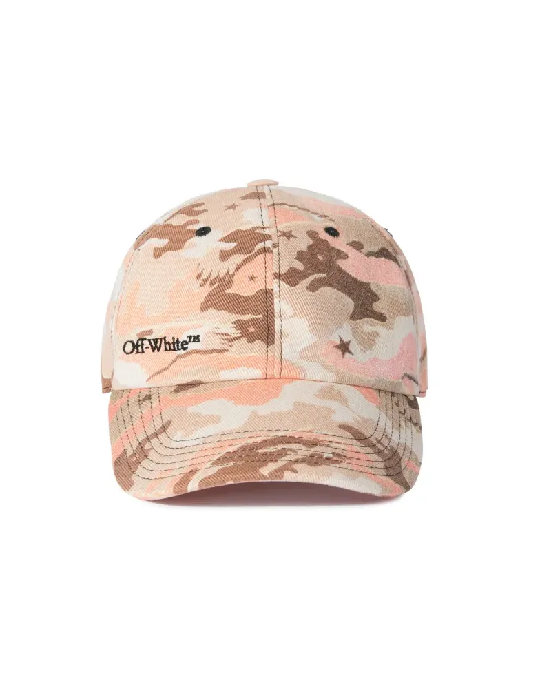 OFF-WHITE ORANGENE CAMOUFLAGE BASEBALLCAP Orange