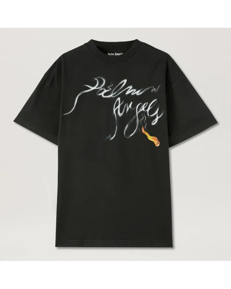 Palm Angels T-Shirt mit PA Logo Schwarz