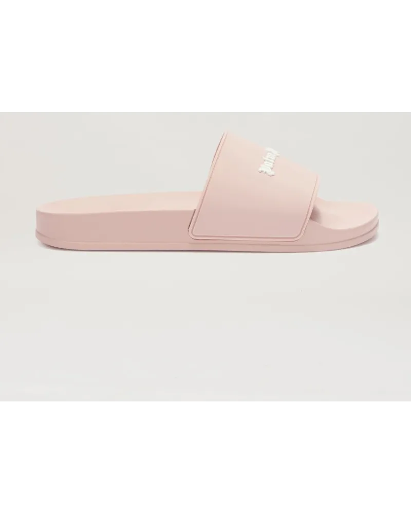 Palm Angels Pantoletten mit Monogramm Rosa