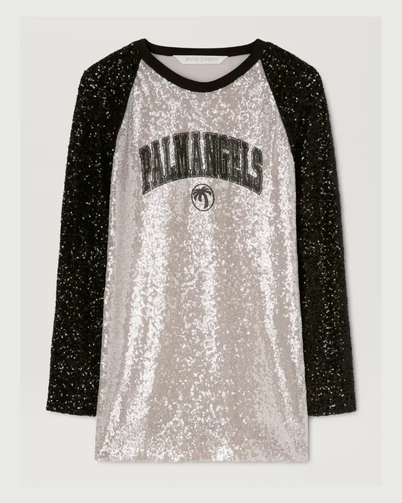 Palm Angels College Pailletten Kleid 0910