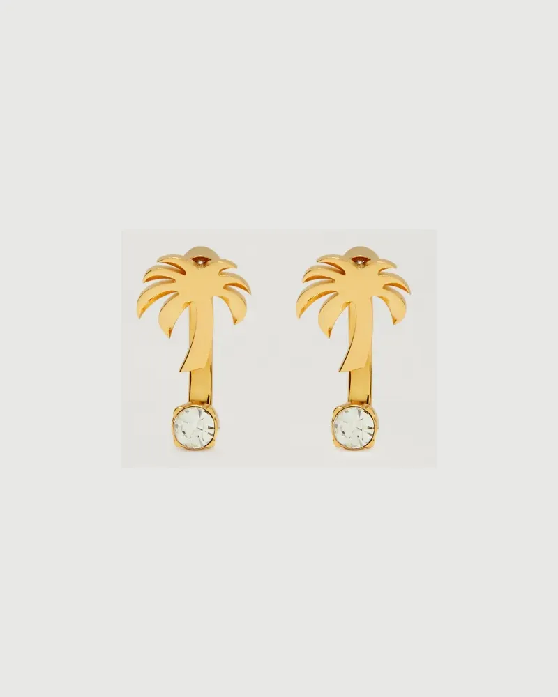 Palm Angels Strass Palm Ohrringe 7679