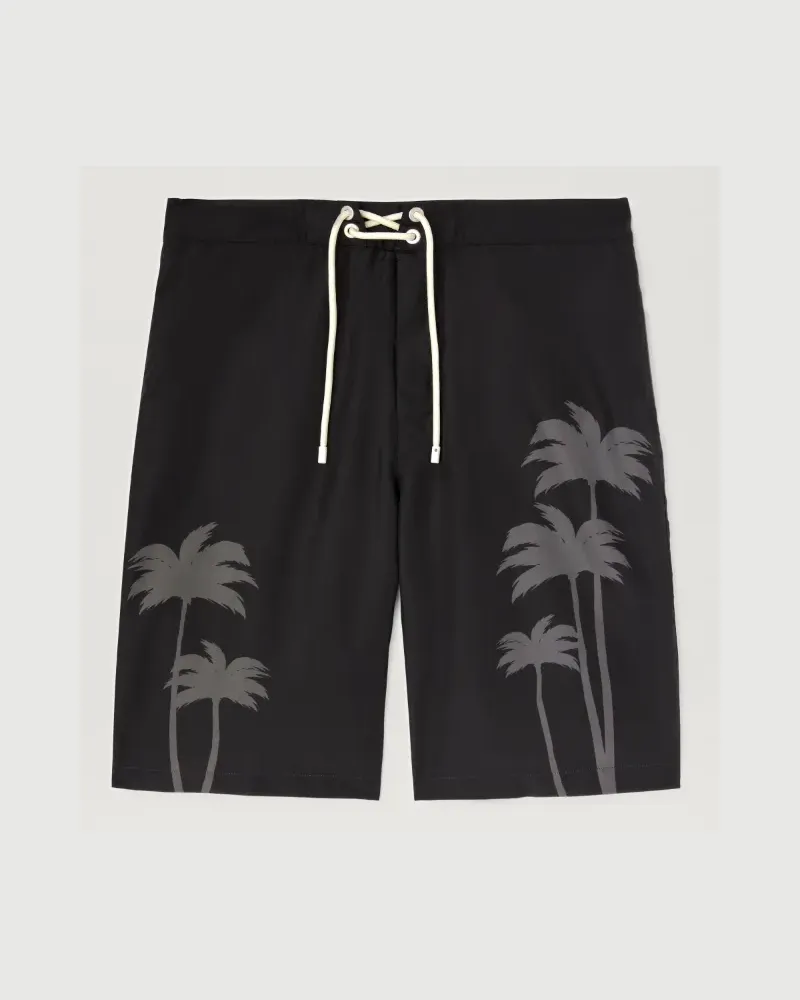 Palm Angels Badeshorts mit Palmen-Print 1010
