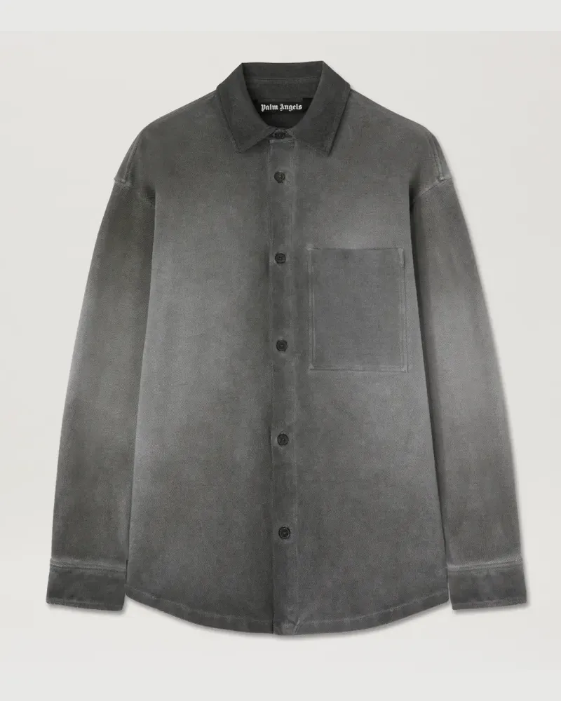 Palm Angels Overshirt mit klassischem Logo 1010