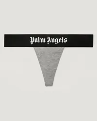 Palm Angels Klassischer Tanga Mit Logo Grau