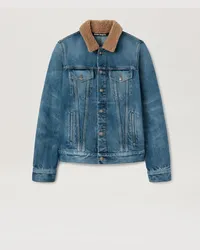 Palm Angels Bear In Mind Jeansjacke Blau