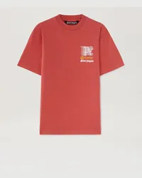 Palm Angels SHANGHAI T-SHIRT MONEYGRAM HAAS F1 TEAM Rot