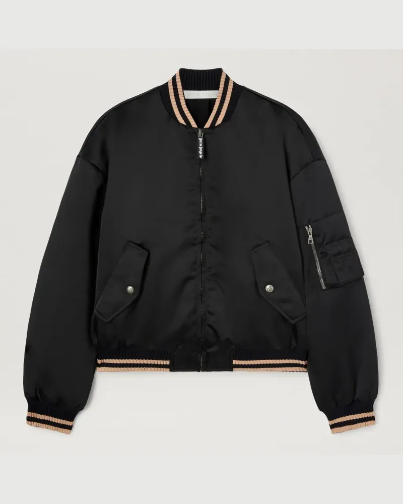 Palm Angels Bomberjacke mit geschwungenem Logo 1030
