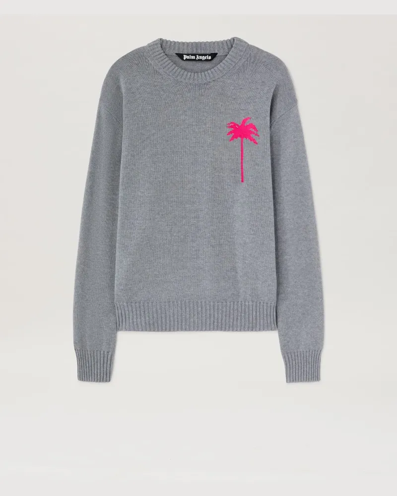 Palm Angels Strickpullover mit Palme 0832