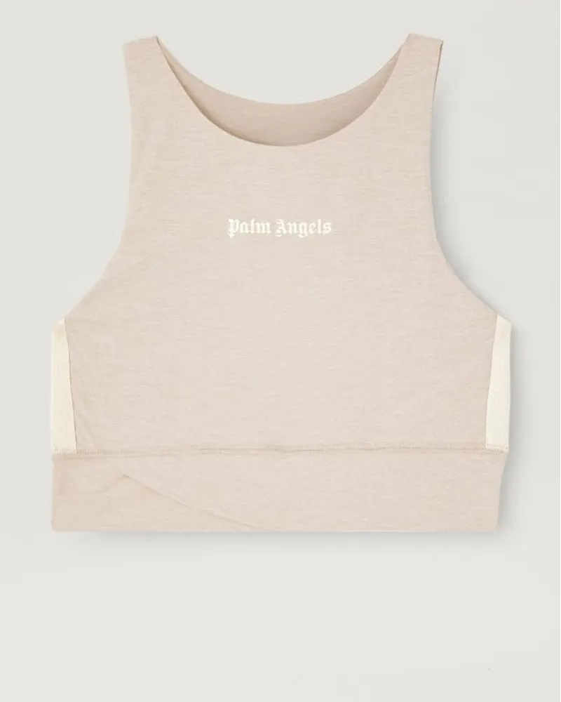 Palm Angels Crop Tank-Top Nude