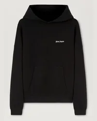 Palm Angels Hoodie mit gesticktem Logo Schwarz