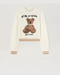 Palm Angels Bear In Mind Sweater Weiß