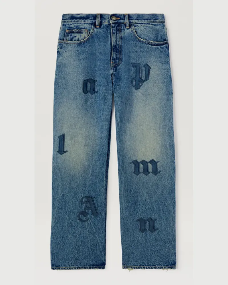 Palm Angels Logo Patch Jeans 4040