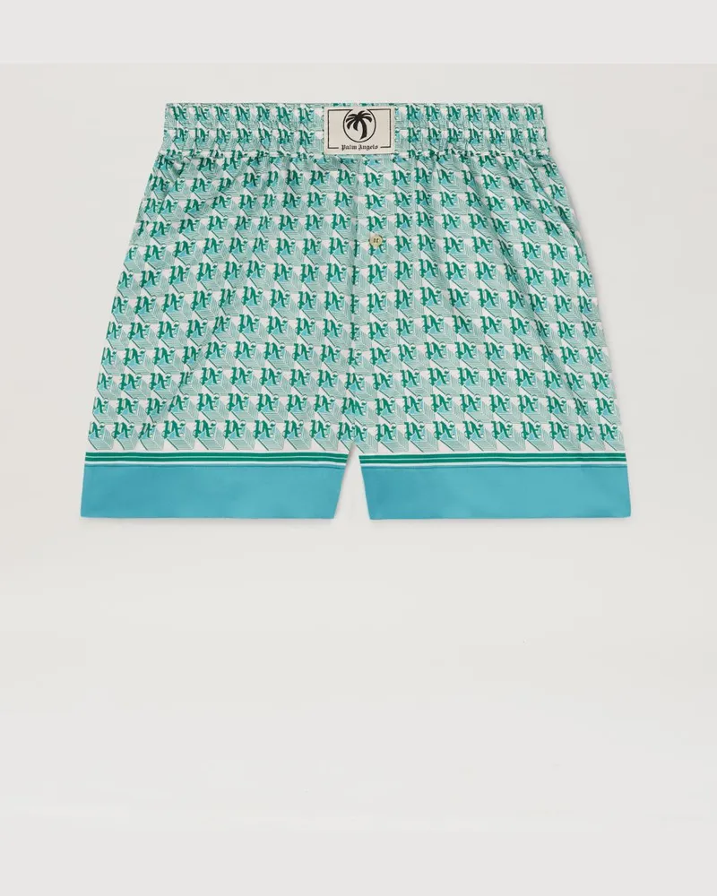 Palm Angels PA Diamond Shorts 550b