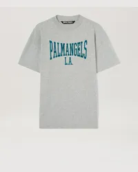 Palm Angels College T-Shirt Grau