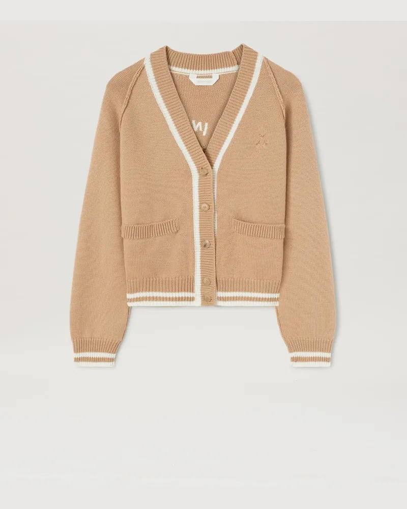 Palm Angels Bear In Mind Cardigan Nude