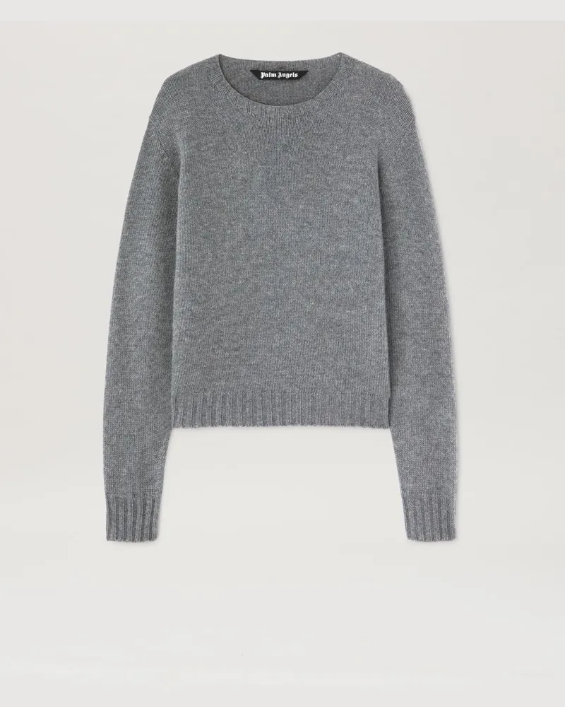 Palm Angels Curved Logo embroidered Sweater 0803