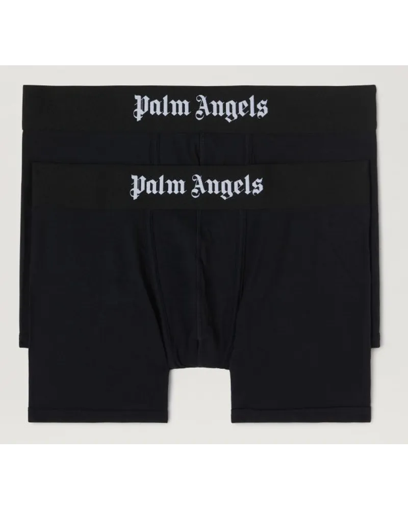 Palm Angels 2er-Pack  Boxer-Shorts Schwarz