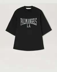 Palm Angels College T-Shirt Schwarz